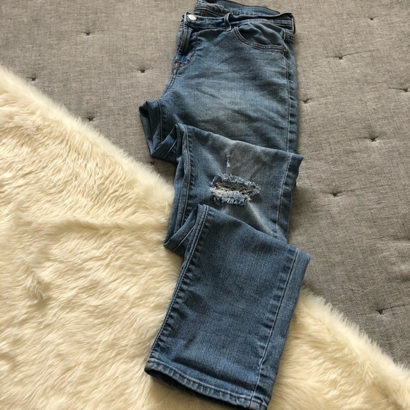 Old navy original midrise jeans sz.4 distressed - Picture 1 of 3